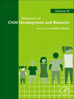 9780128151136-1 Advances in Child Development and Behavior, Volume 54