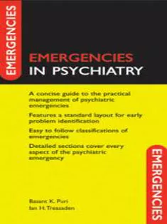 Emergencies in Psychiatry