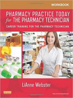 9780323169875 Workbook for Pharmacy Practice Today for the Pharmacy Technician