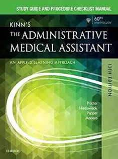 9780323396752 Study Guide for Kinn's The Administrative Medical Assistant: An Applied Learning Approach