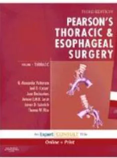 Pearsons Thoracic & Esophageal Surgery