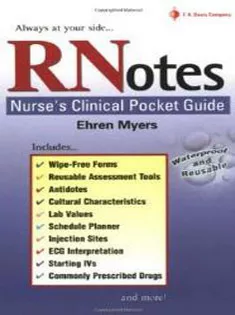 Rnotes: Nurse's Clinical Pocket Guide