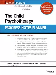 The Child Psychotherapy Progress Notes Planner
