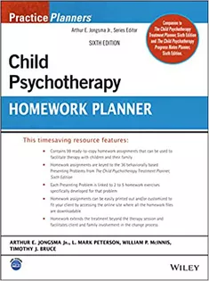 Child Psychotherapy Homework Planner