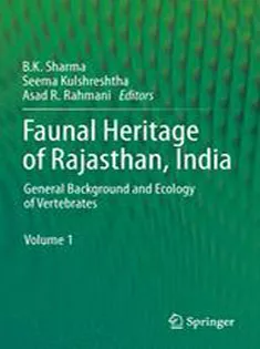 9781461407997 Faunal Heritage of Rajasthan, India: General Background and Ecology of Vertebrates