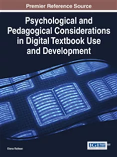 Psychological and Pedagogical Considerations in Digital Textbook Use and Development