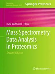 9781627033916 Mass Spectrometry Data Analysis in Proteomics