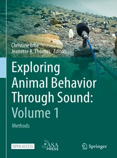 9783030975401 Exploring Animal Behavior Through Sound: Volume 1