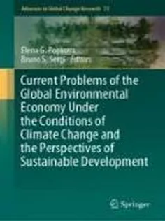 Current Problems of the Global Environmental Economy Under the Conditions of Climate Change and the