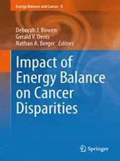 9783319061023 Impact of Energy Balance on Cancer Disparities