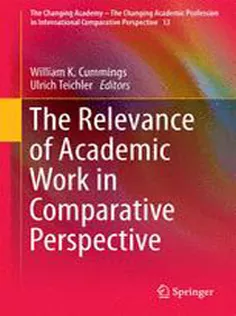 9783319117669 The Relevance of Academic Work in Comparative Perspective