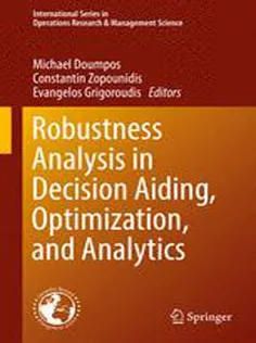 9783319331195 Robustness Analysis in Decision Aiding, Optimization, and Analytics