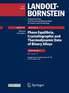 9783642247774 Dy - Er … Ir - Y: Supplement to Subvolumes IV/5B, IV/5C and IV/5D