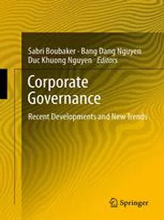 9783642315787 Corporate Governance: Recent Developments and New Trends