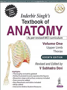 Inderbir Singh’s Textbook of Anatomy (Volume 1: Upper Limb and Thorax)