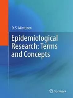 9789400711709 Epidemiological Research : Terms and Concepts