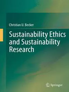 9789400722842 Sustainability Ethics and Sustainability Research