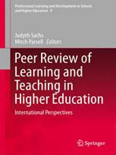 9789400776388 Peer Review of Learning and Teaching in Higher Education: International Perspectives