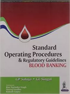 STANDARD OPERATING PROCEDURES & REGULATORY GUIDELINES BLOOD BANKING
