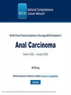 NCCN Clinical Practice Guidelines in Oncology Colon Cancer