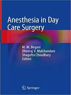 9789811309588 Anesthesia in Day Care Surgery